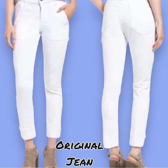 Originally NWT White Carpenter Jeans Dip Dyed in Graphite/Midnight Blue. Sz 28 - Picture 10 of 11